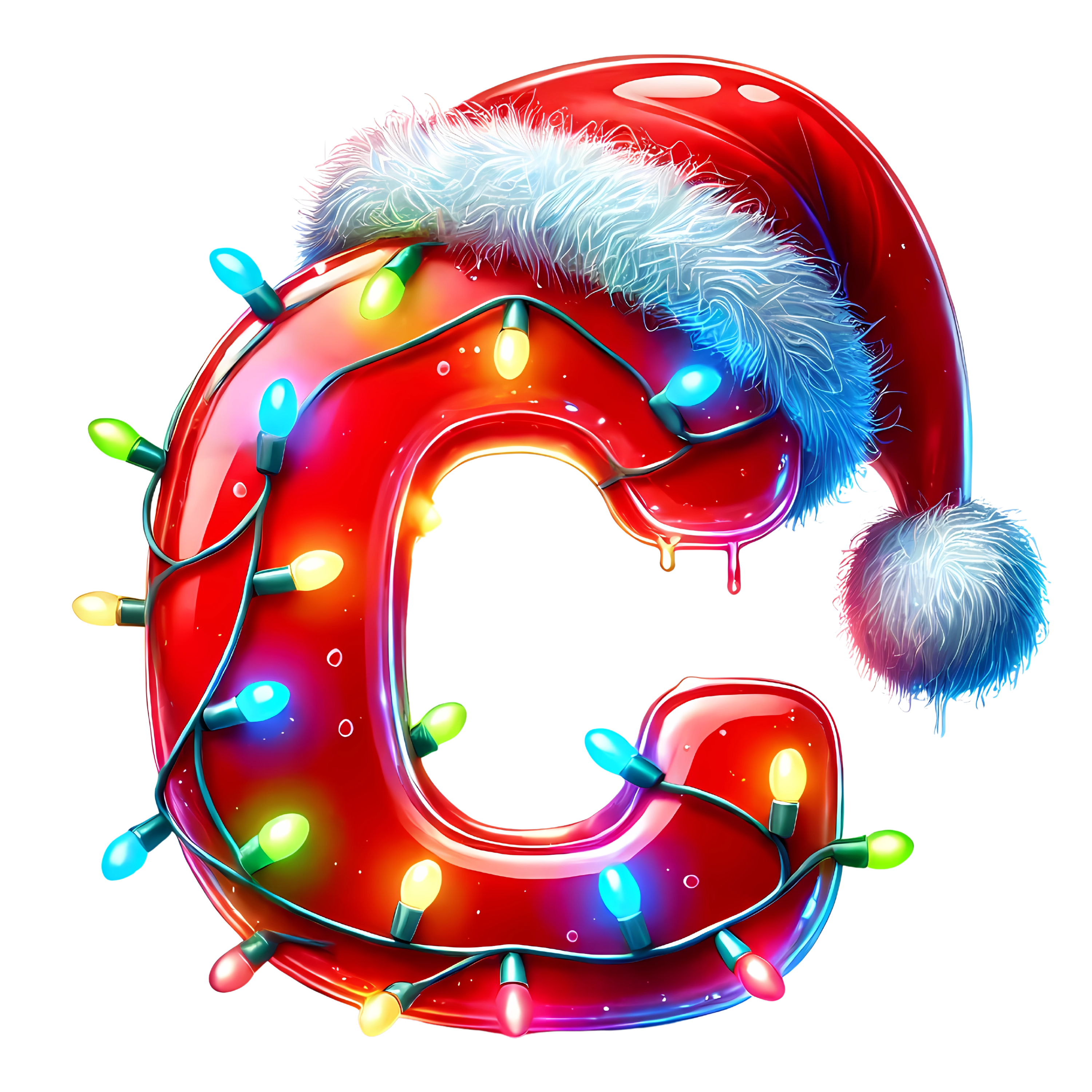 Motive " Christmas BUCHSTABEN Rot " Buchstaben Auswahl für Druck